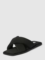 Klapki i japonki damskie - Klapki z szerokim paskiem model ‘DIXIE’ - miniaturka - grafika 1