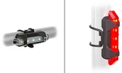 Lampki rowerowe - Author Zestaw lampek STAKE MINI USB (przód+tył) - miniaturka - grafika 1