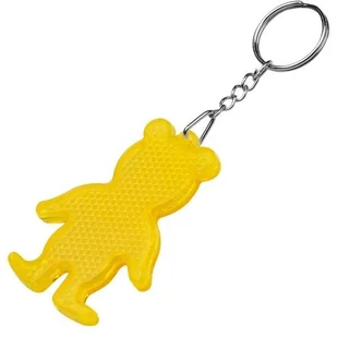 Brelok odblaskowy BEAR żółty - Breloki - miniaturka - grafika 1