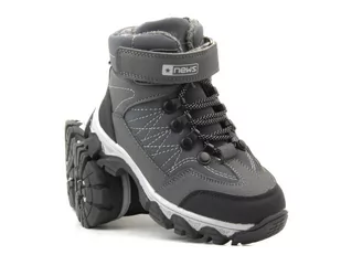Trekkingi dziecięce, buty zimowe News 22DZ23-5245, szare - NEWS - Buty dla chłopców - miniaturka - grafika 1