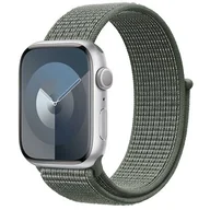 Akcesoria do smartwatchy - Crong Nylon - Pasek sportowy do Apple Watch 38/40/41/42 mm (Military Green) - miniaturka - grafika 1