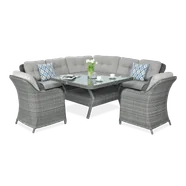 Narożnik z technorattanu SAVONA Dark Grey