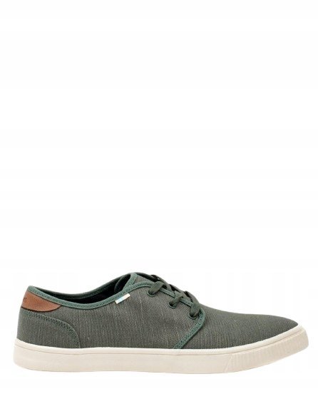 TOMS MĘSKIE TRAMPKI ZIELONE SZNUROWANE NISKIE 41 1J3A
