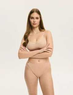 Majtki z wysokim stanem Blissy Esotiq beżowy XL - Majtki damskie Majtki z wysokim stanem Blissy Esotiq beżowy XL - Majtki damskie - miniaturka - grafika 1