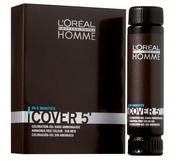 Farby do włosów i szampony koloryzujące - Loreal Professionnel Professionnel Homme Color farba do włosów 3 szt odcień 3 Dark Brown Color Gel Ammoniak-free) 3x50 ml - miniaturka - grafika 1