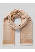Apaszki i szaliki damskie - Szal ze wzorem z logo model ERICA - Guess - miniaturka - grafika 1