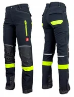 Odzież robocza - ELASTYCZNE Spodnie robocze ODBLASKOWE SOFTSHELL HV - miniaturka - grafika 1