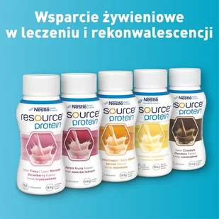 NESTLE Resource Protein 4x200 ml smak truskawkowy - Żywienie medyczne - miniaturka - grafika 4