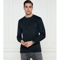 Koszulki męskie - Gant Longsleeve TONAL SHIELD Regular Fit - miniaturka - grafika 1