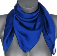 Apaszki i szaliki damskie - Chusta damska apaszka SATYNOWA gawroszka wielofunkcyjna chaber - miniaturka - grafika 1