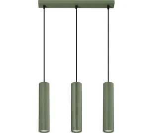 Sollux SL.1613 - Żyrandol na lince KARBON 3xGU10/10W/230V zielony - Lampy sufitowe - miniaturka - grafika 1
