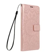 Etui i futerały do telefonów - Forcell Kabura MEZZO Book do SAMSUNG Galaxy S20 FE / S20 FE 5G mandala złoty róż - miniaturka - grafika 1