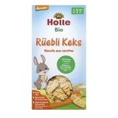 Przekąski dla dzieci - HOLLE Bio Ciasteczka marchewkowo-orkiszowe, 125g - miniaturka - grafika 1