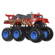 Samochody i pojazdy dla dzieci - Hot Wheels, Monster Trucks 6-kołowa ciężarówka 1:64 The 909, HWN90 - miniaturka - grafika 1