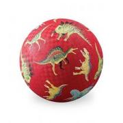 Piłki dla dzieci - Piłka 18cm Czerwone dinozaury Crocodile Creek - miniaturka - grafika 1