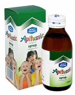 Farmina Apitussic syrop wykrztuśny dla dzieci 120 ml - Przeziębienie i grypa - miniaturka - grafika 1