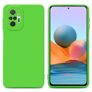 Pokrowiec Etui Do Xiaomi RedMi NOTE 10 PRO w FLUID ZIELEŃ TPU Silikonowe Obudowa Ochronny Case Cover Cadorabo - Etui i futerały do telefonów - miniaturka - grafika 1