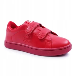Trampki dziecięce czerwone ekoskóra BIG STAR DD374030 r. 34 - Buty dla dziewczynek - miniaturka - grafika 1