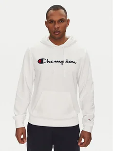 Champion Bluza 220726 Biały Slim Fit - Bluzy męskie - miniaturka - grafika 1