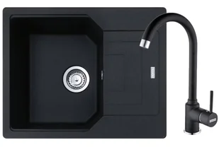 Zestaw granitowy Franke Zlewozmywak Urban UBG 611-62 + Bateria Pola Onyx  ! - Zlewozmywaki z baterią - miniaturka - grafika 1