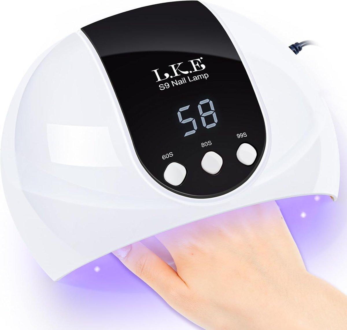 Lampa UV LED 54W do Paznokci Żelowych – Timer, LCD, Czujnik Ruchu, USB
