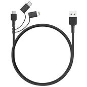 Kable komputerowe i do monitorów - AUKEY CB-BAL5 3W1 Ultraszybki Kabel - miniaturka - grafika 1