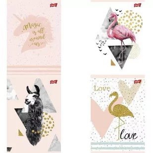 St. Majewski St. Zeszyt A4 32k kratka ANIMALS brokat.lamin. p10 - Artykuły biurowe - miniaturka - grafika 1