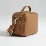 Torby i organizery dla mam - Torebka crossbody i organizer do wózka 2w1 dla Mamy VERA caramel - miniaturka - grafika 1