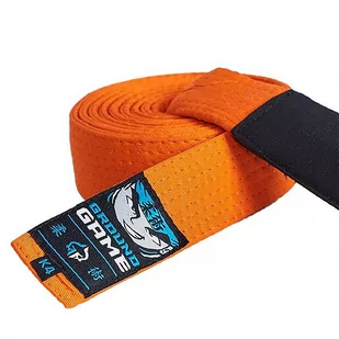 Pas do BJJ dla dzieci Groundgame pomarańczowy - Kimona, stroje i obuwie - miniaturka - grafika 1