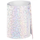 Ozdoby do paznokci - Indigo, Paparazzi Profesjonalna, Srebrna, Błyszcząca Folia Transferowa Do Zdobienia Paznokci, Manicure Hybrydowego - miniaturka - grafika 1