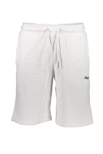 FILA Męskie spodenki dresowe BLEHEN Bright White, S, Bright White, S - Spodenki męskie - miniaturka - grafika 1