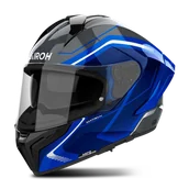 Kaski motocyklowe - Kask Integralny Airoh Matryx Wide Błyszczący niebieskiL - miniaturka - grafika 1