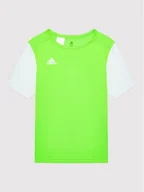 Koszulki sportowe męskie - Adidas Koszulka techniczna Estro 19 GH1663 Zielony Regular Fit - miniaturka - grafika 1