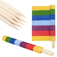 Akcesoria turystyczne - Parawan plażowy 10m kolorowe pasy PA008 - miniaturka - grafika 1