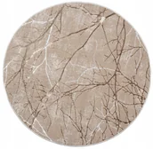 Dywany - Dywan okrągły Century Gałęzie beżowy śr. 160 cm - miniaturka - grafika 1