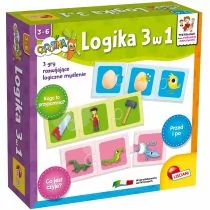 Carotina Logika 3w1 - Gry planszowe - miniaturka - grafika 1