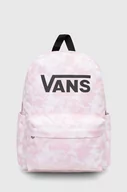 Plecaki szkolne i tornistry - Vans plecak dziecięcy OLD SKOOL GROM BACKPACK kolor różowy duży z nadrukiem - miniaturka - grafika 1