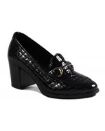 Mokasyny damskie - MOKASYNY RIEKER - 50101-00 BLACK - Rieker - miniaturka - grafika 1