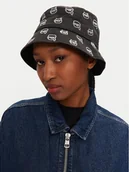 Czapki damskie - KARL LAGERFELD Kapelusz 246W3403 Czarny - miniaturka - grafika 1