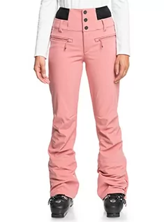 Spodnie damskie - ROXY Długie spodnie damskie różowe L - grafika 1