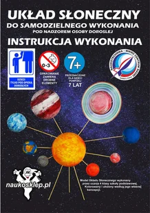 Układ Słoneczny Zestaw do samodzielnego montażu - Prace ręczne dla dzieci - miniaturka - grafika 1