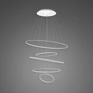 Lampy sufitowe - Altavola Design Lampa wisząca Lampa wisząca Ledowe okręgi No.5 150 cm 3k biała ściemnialna LA085/P_150_in_3k_white_dimm - miniaturka - grafika 1