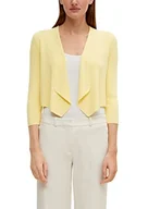 Kurtki damskie - comma Damska kurtka z dzianiny, Żółty 1130, S - miniaturka - grafika 1