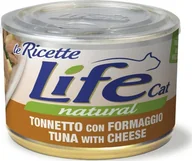 Mokra karma dla kotów - Life Pet Care LIFE CAT pusz.150g TUNA + CHEESE LA RICETTE /24 - miniaturka - grafika 1