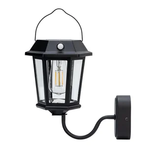 Inspire Lampa solarna Alcudia czarna 3 w 1 IP44 LED - Lampy ogrodowe - miniaturka - grafika 1