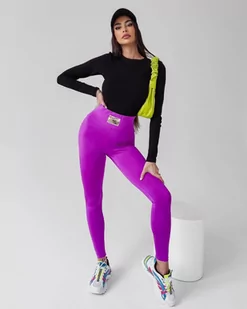 Legginsy damskie OLAVOGA JUDITH fiolet M - Olavoga - Legginsy - miniaturka - grafika 1