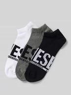 Skarpetki męskie - Krótkie skarpety z detalem z logo w zestawie 3 szt. - miniaturka - grafika 1