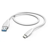 Kable USB - Hama Kabel USB 3.1 Typ-C 1.5m Biały 3.1 Typ-C 1.5m - miniaturka - grafika 1