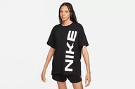 Koszulki i topy damskie - Nike W NSW Tee Air T-Shirt Damski, Czarny/biały, L - miniaturka - grafika 1