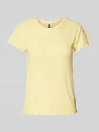 Koszulki i topy damskie - T-shirt o kroju slim fit z dodatkiem wiskozy model ‘NICCA’ - miniaturka - grafika 1